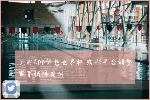 竞彩App停售世界杯 购彩平台调整赛事销售安排