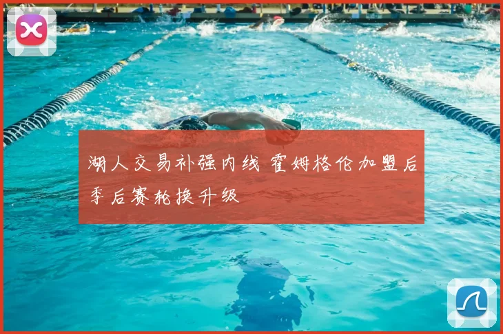湖人交易补强内线 霍姆格伦加盟后季后赛轮换升级